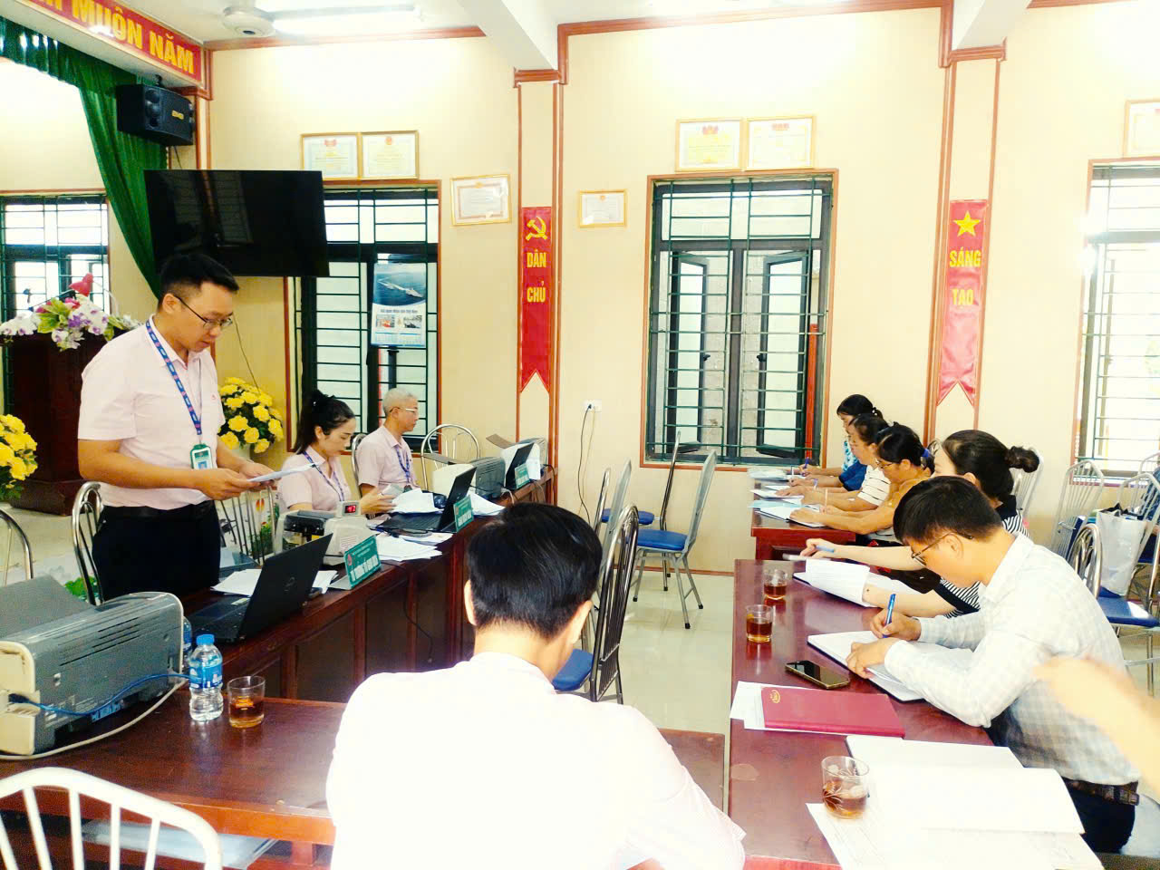 Phòng giao dịch Ngân hàng chính sách xã hội Kim Động triển khai cho vay học sinh, sinh viên năm học 2026-2027